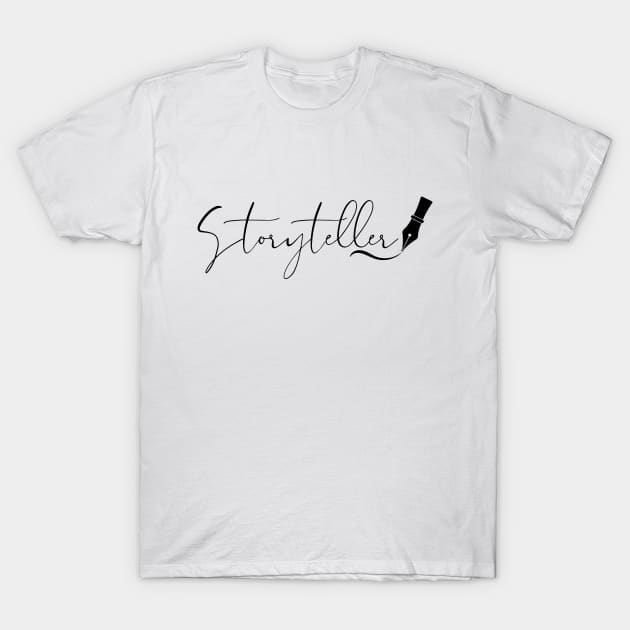 Storyteller Pen T-Shirt by PetraKDesigns